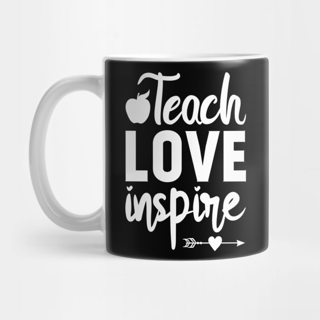 Teach love inspire teacher appreciation day gifts by Tesszero